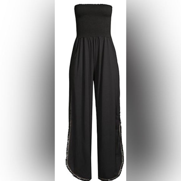 Resort Wear Peixoto Black Iris jumpsuit - Picture 6 of 6